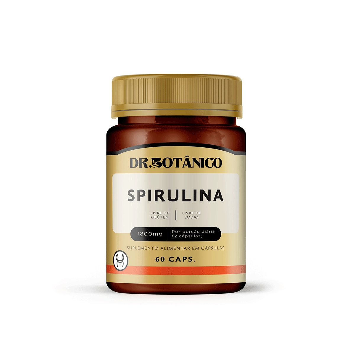 SPIRULINA 1800MG 60 CAPS - DR. BOTÂNICO