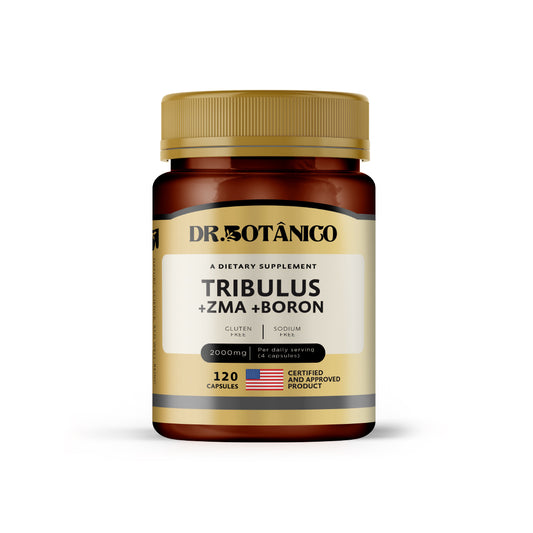Tribulus + ZMA + Boron 2000mg – Testosterone &amp; Performance | Dr. Botanico (120 Capsules)