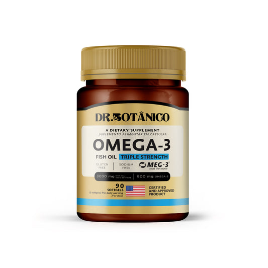 Omega-3 Fish Oil Triple Strength – 2290mg Total (90 Softgels) | Dr. Botanico 