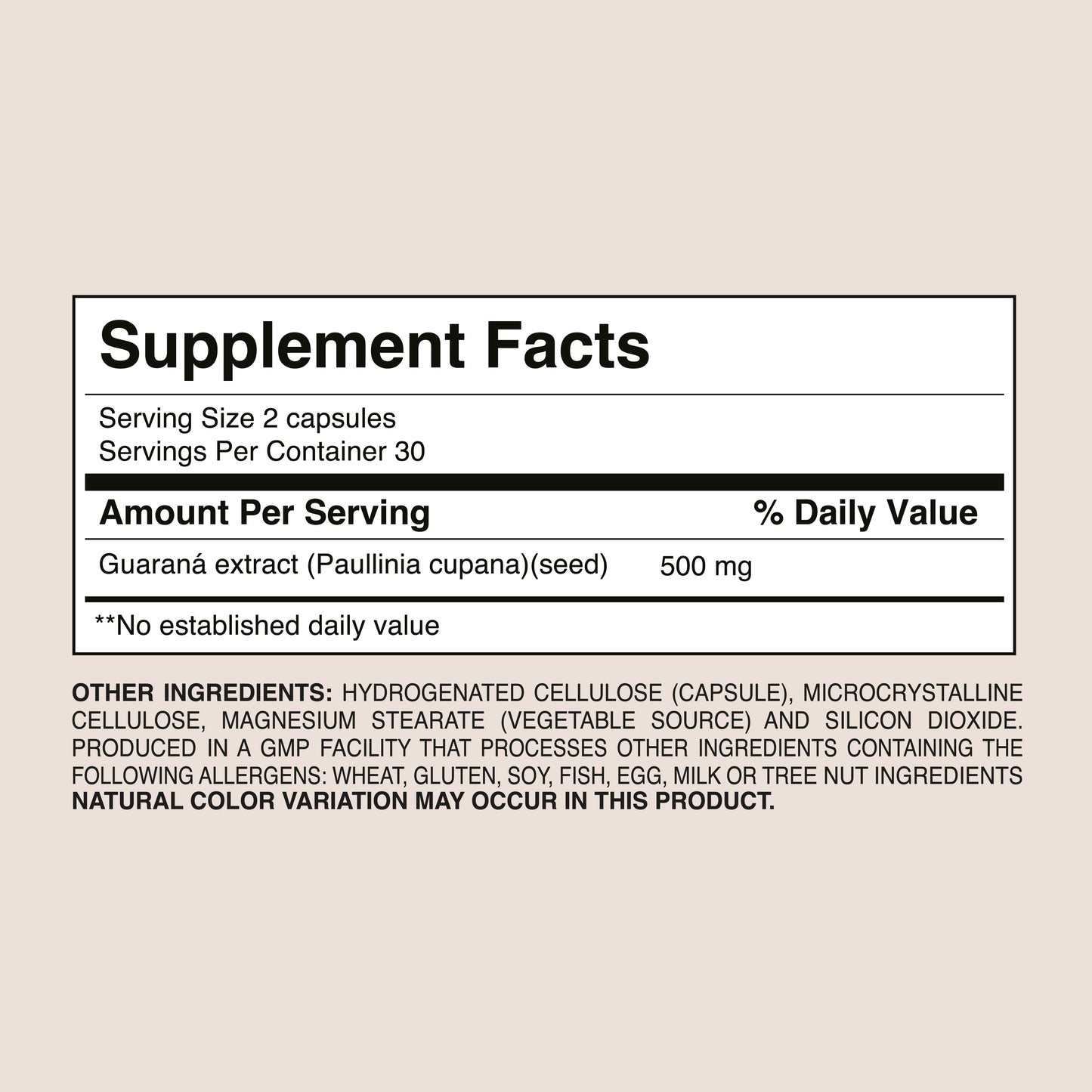 Catuaba 500mg – Natural Energy Booster | Dr. Botanico (60 Capsules) 