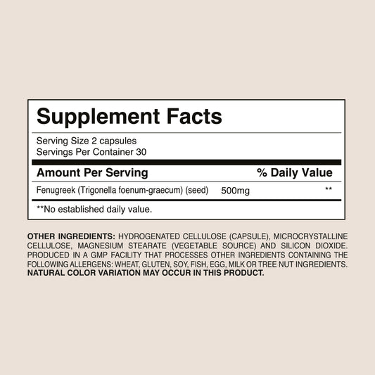 Maca + Fenugreek 1000mg – Natural Testosterone &amp; Libido Support (60 Capsules)