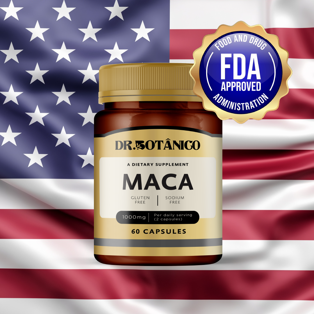 Maca 1000mg – Vitality &amp; Endurance | Dr. Botanico (60 Capsules) 