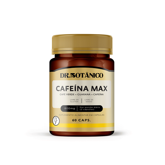 CAFEÍNA MAX 1500MG 60 CAPS - DR. BOTÂNICO