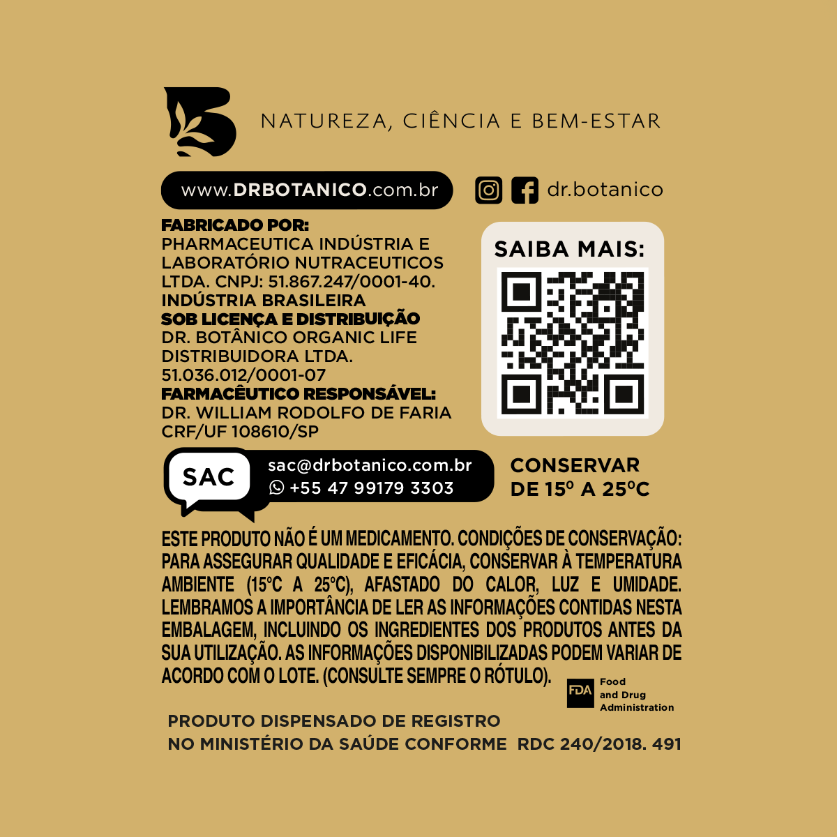 ACETILCARNITINA  1000MG 60CAPS DR. BOTÂNICO